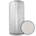 16" O.D x 22" H Spiral-Flo 80/20 Polyester/Cellulose Cylindrical for AAF Pulstar w/Galvanized Liner/ End Cap