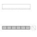 Aire-Loc Diffuser Section for Flat Bank Housing 1/2 High 6 Wide