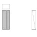 Aire-Loc Diffuser Section for Flat Bank Housing 4 High 1-1/2 Wide