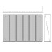 Aire-Loc Diffuser Section for Double Flat Bank Housing 4 High 6 Wide