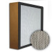 Puracel HEPA 99.999% High Capacity Box Filter Particle Board Gasket Up Stream 12x12x6