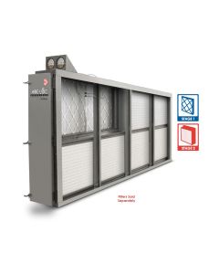 Double Flat Bank Filter Housing